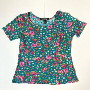 Forever 21 Floral Crop Top
